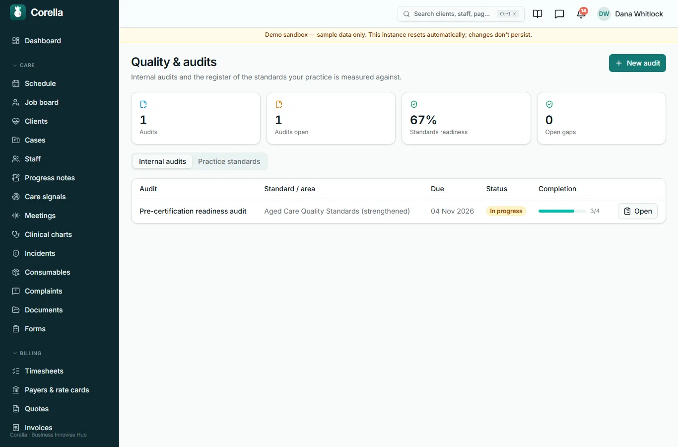 Quality and audits