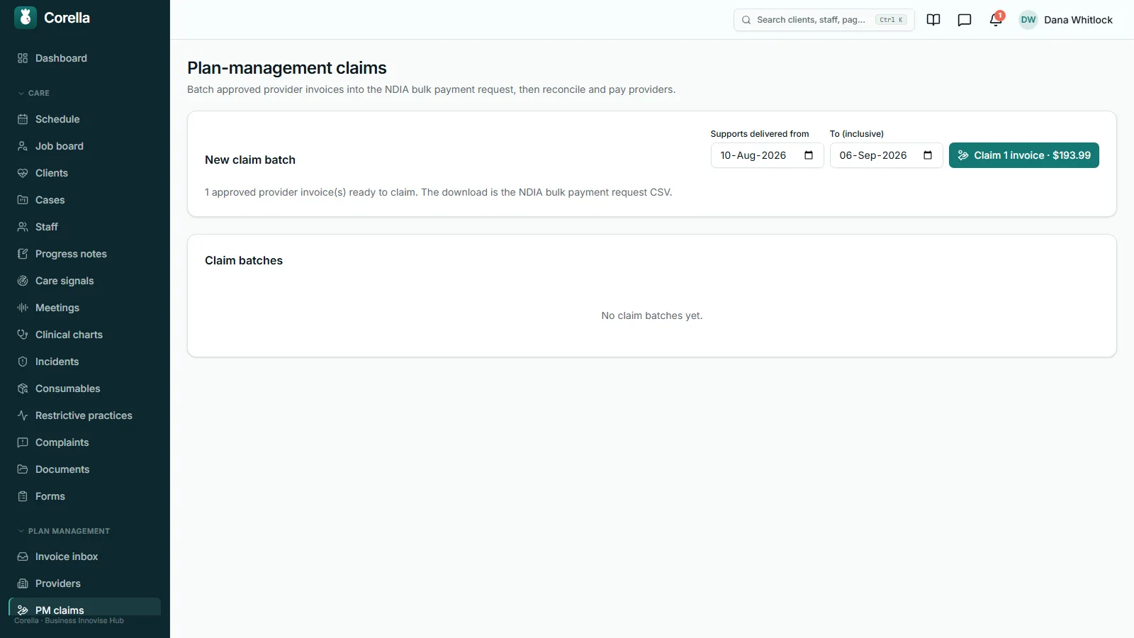 Plan management claims in Corella